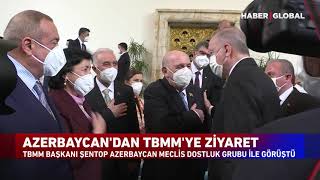 Cumhurbaşkanı Erdoğan, Azerbaycan Meclis Dostluk Grubu ile Görüştü
