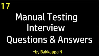 Interview Questions - Difference Between Smoke Testing and Sanity Testing?