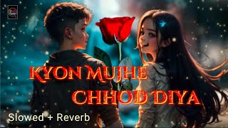 Kyon Mujhe Chhod Diya | (Slowe+Reverb) Love 💕 Status | Mind Fresh Lofi Song 😇 | #sad