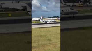 Learjet 60 arrival at SXM