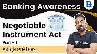 Negotiable Instrument Act | Part-1 | Banking Awareness | Abhijeet Mishra