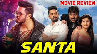 Santa (Sakka Podu Podu Raja) Hindi Dubbed Full Movie Review | Santhanam, Vaibhavi Shandaliya, Vivek