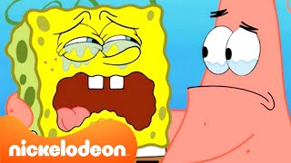 SpongeBob | Postacie ze SpongeBoba płaczą przez 90 minut 😭 | Nickelodeon Polska