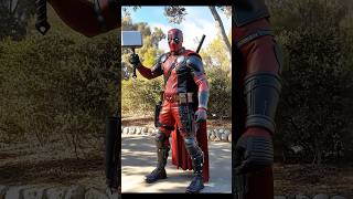 DEADPOOL CONSPLAYS THOR | AI #deadpool #marvel