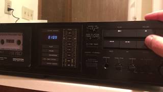 Vintage Luxman K-112 3 Head HX PRO Stereo Cassette Deck Player