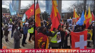 ATV: ተጋሩን ደገፍቲ ህዝቢ ትግራይን፡ ውሕሃ ምጽናት ዓሌትን ገበናት ኲናትን ደው ከብል ብምጽዋዕ ኣብ ጀኔቫ ኣብ ዘካይዱዎ ዘለዉ ሰፊሕ ሰላማዊ ሰልፊ