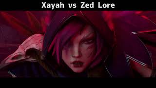 Xayah Vs Zed | League of Legends Lore Vs Gameplay Meme