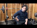 255lb(116kg) bench press x 10 reps, day 467 working out at home