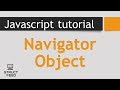 JavaScript Tutorial 30 - Navigator Object