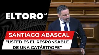 Santiago Abascal (VOX) señala a Pedro Sánchez como responsable de la invasión migratoria