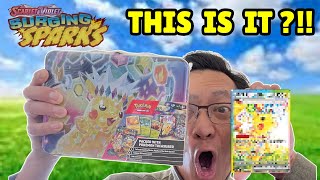 Pulling This $450 Pokemon Card Hard? Opening Surging Sparks Collector Chest \u0026 151 Poster Collection!