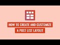 Smart Post Show Pro - How To Create and Customize a Post List Layout