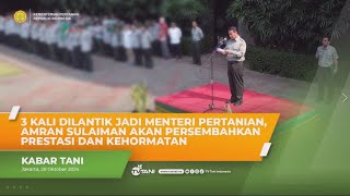 Pulang dari Retret di Magelang, Mentan Amran Tegaskan Indonesia Harus Swasembada Pangan