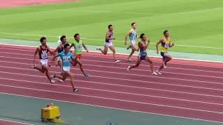 木南道孝記念陸上競技大会 200m決勝 原選手 猶木選手