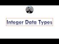 Integer Data Types in Java | byte, short, int, long | Integer Prefixes