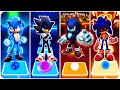 Sonic VS Sonic EXE | DING DONG HIDE AND SEEK | Tiles Hop EDM Rush