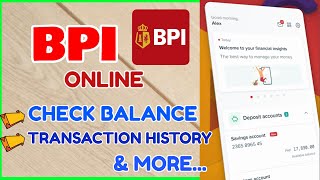 BPI Check Balance Transaction History Online: BPI Mobile App Tutorial
