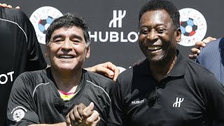 Diego Maradona talking to Pele about Lionel Messi. You will never believe what he said!