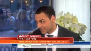 AJ Clemente- Cursing news anchor appears on Today show and even tosses