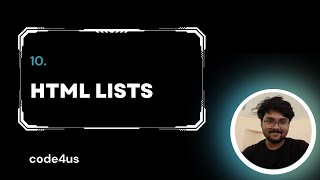 HTML LISTS || code4us