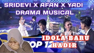 DRAMA MUSICAL TER GEMEUZH || SRIDEVI X AFAN X YADI - BULAN BINTANG - TEMAN BIASA #reaction