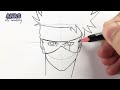 how to draw kakashi hatake drawing anime step by step