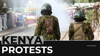 Kenyan police fire tear gas, arrest opposition figures at protest