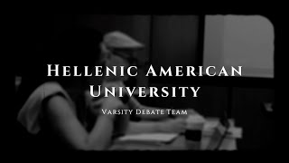 Hellenic American University - Varsity Debate Team