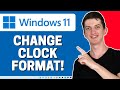 How To Change Clock To 24 Hour Format From 12 hour In Windows 11