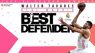 2020-21 Turkish Airlines EuroLeague Best Defender: Walter Tavares, Real Madrid