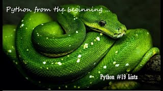 #PythonInTamil #19 | #List | #PythonInTamil | #PythonProgrammingInTamil