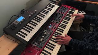 Messing with the Blofeld (and Nord Stage 3) Drums from Ableton processed with UADx Distressor