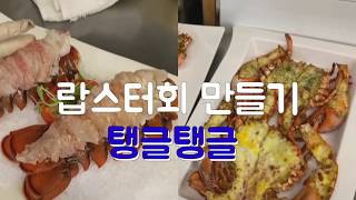 먹방 삼촌의 랍스터회 뜨는법 손질법