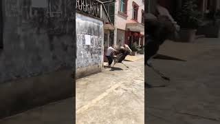 ostrich fighting with man funny video | ostrich running video | funny video #viral #short #shorts