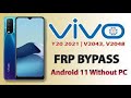 Vivo Y20 Frp Bypass Android 11|12|Vivo Y20,Y20s,Y20g,Y20a,Y20i Frp Bypass New Update without PC 100%