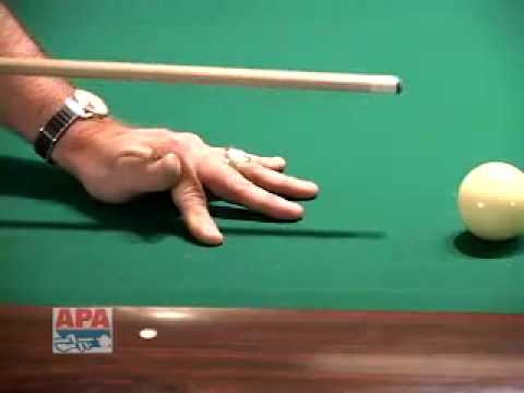 Dr. Cue - McDermott Cue - Pool Lesson 3: The Open, Tower Or V Bridge ...