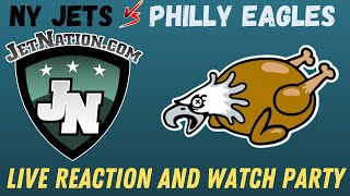 NY JETS vs EAGLES Live Reaction & Watch Party!