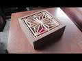 making a kumiko tea box woodworking asmr