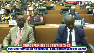 SEANCE PLENIERE DU 02 FEVRIER 2022