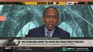 FIRST TAKE | Stephen A. reveals best head coach available for Steelers if Steelers trade Tomlin