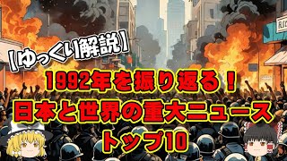 【ゆっくり解説】1992年を振り返る！日本と世界の重大ニュースベスト10