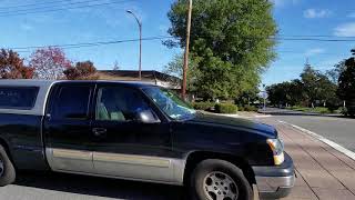 Saratoga Sunnyvale Rd crosswalk 6AJL415 almost hits a pedestrian