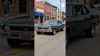 1969 Chevrolet Nova SS Classic Car Drive By Engine Sound Utica's Gasoline Alley 2024