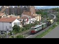 il lungo treno storico per la sicilia in corsa a monterotondo