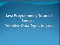 Primitive Data Types in Java