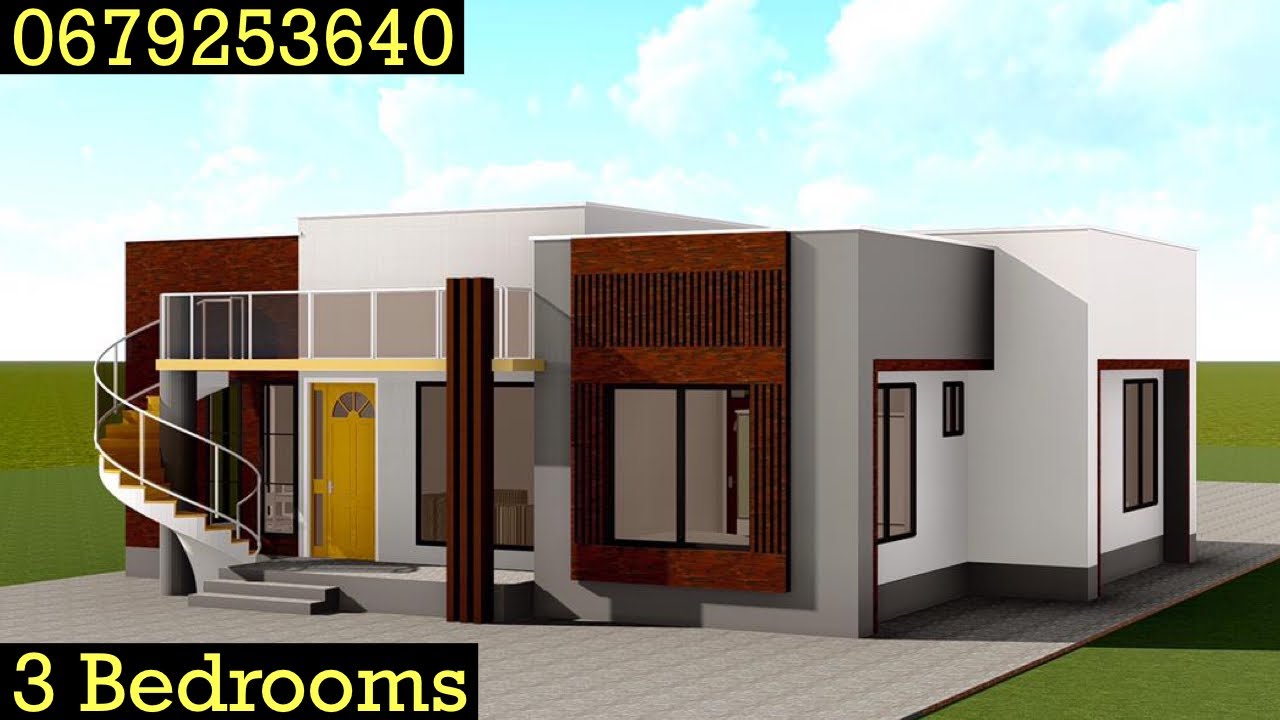 Ramani Ya Nyumba Ya Kisasa (3 Bedrooms)(0679253640) - YouTube