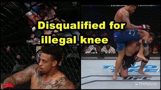 MMA React to Greg Hardy illegal knee to Allen Crowder at UFC Fight Night Brooklyn