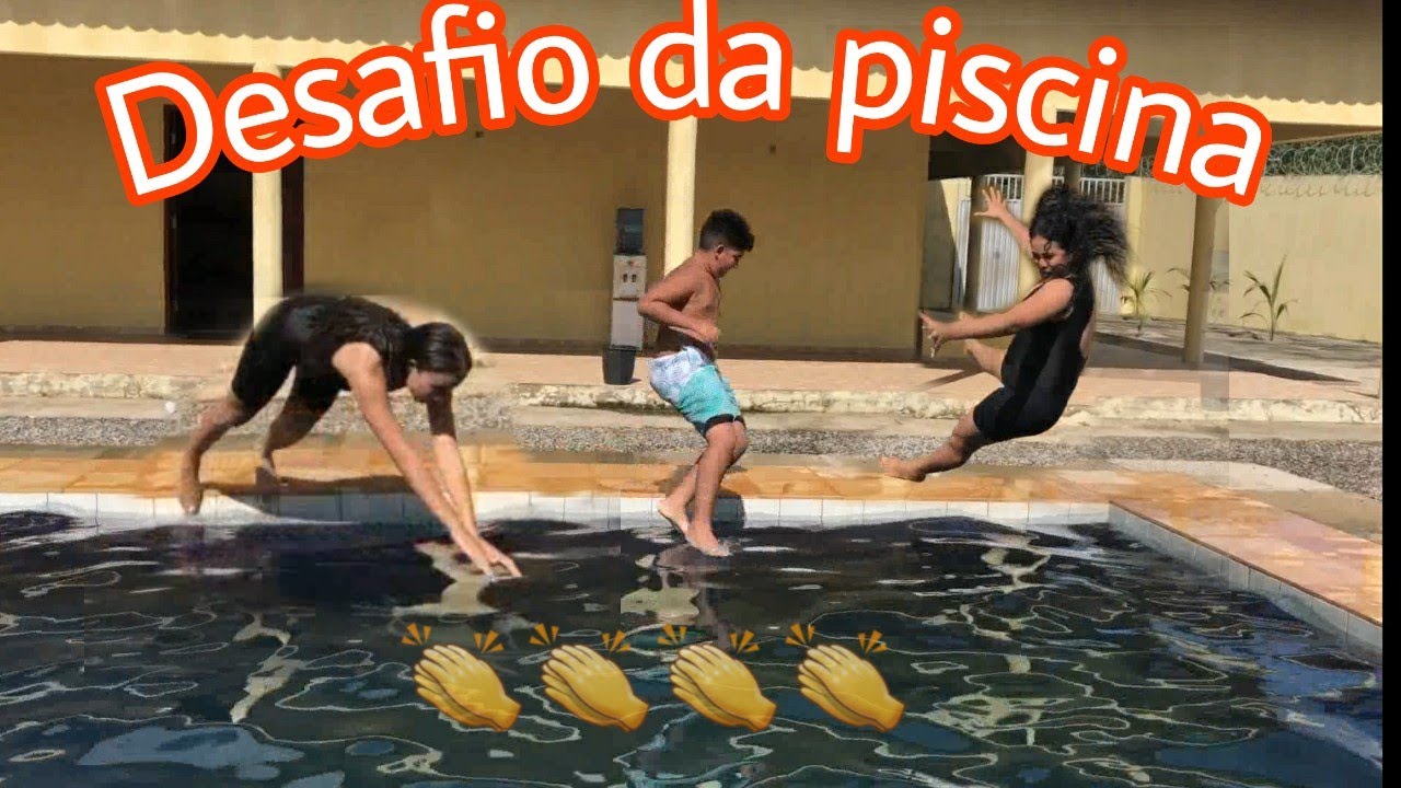 Desafio Na Piscina Youtube