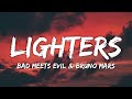Bad Meets Evil  Bruno Mars - Lighters (lyrics)