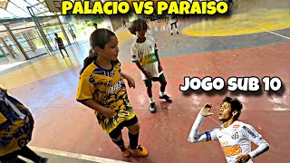 JOGO Palácio das Artes vs Paraíso - amistoso de futsal (sub 10)